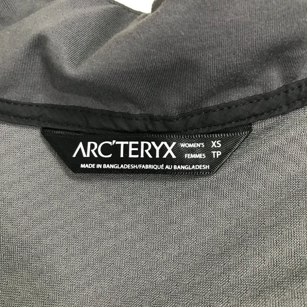 Arcteryx Ladies Jacket Coat Grey Size XS Full Zip Pockets High Neck Outerwear - Picture 9 of 13